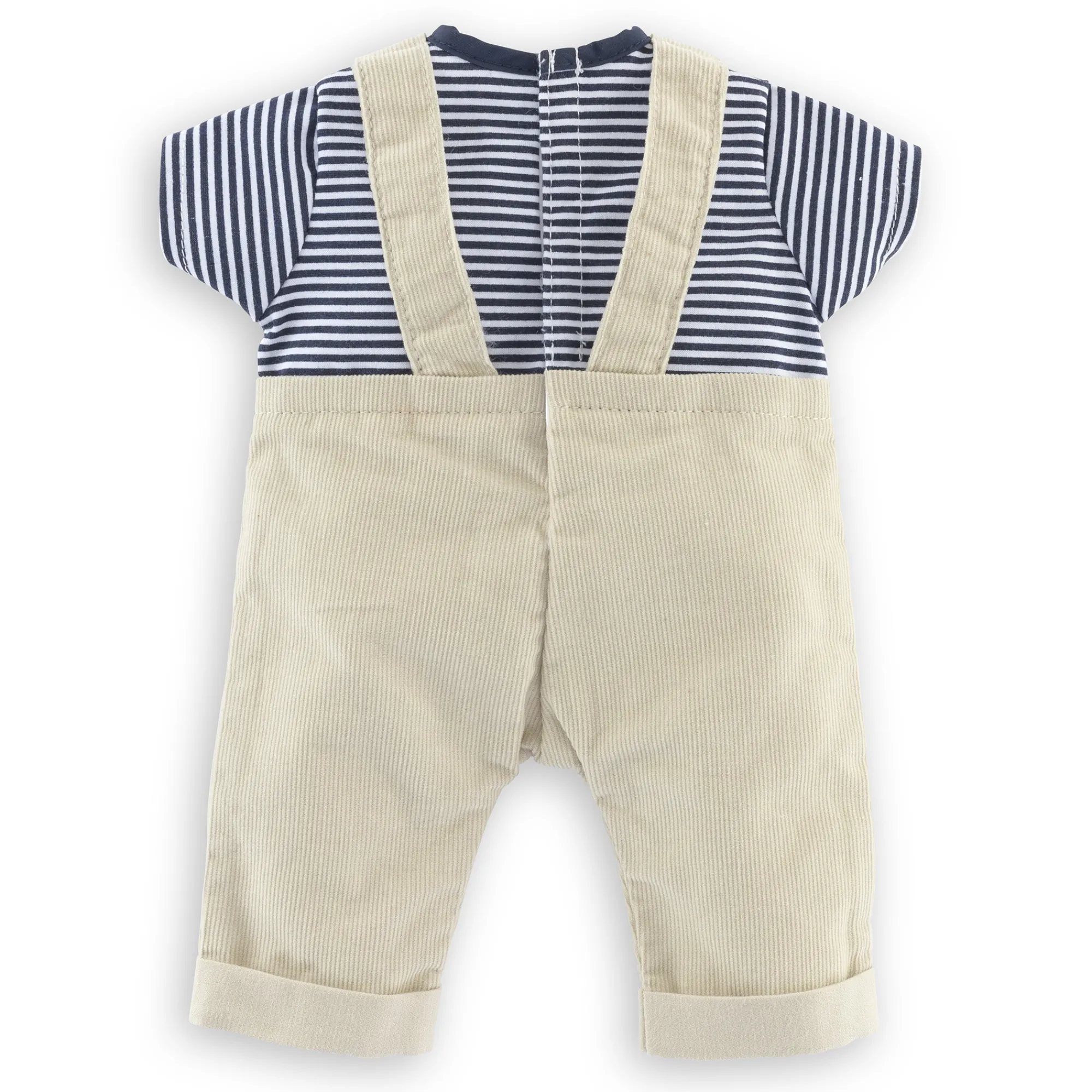 Corolle T-Shirt et Salopette Écru Bords de Loire pour poupon 36 cm