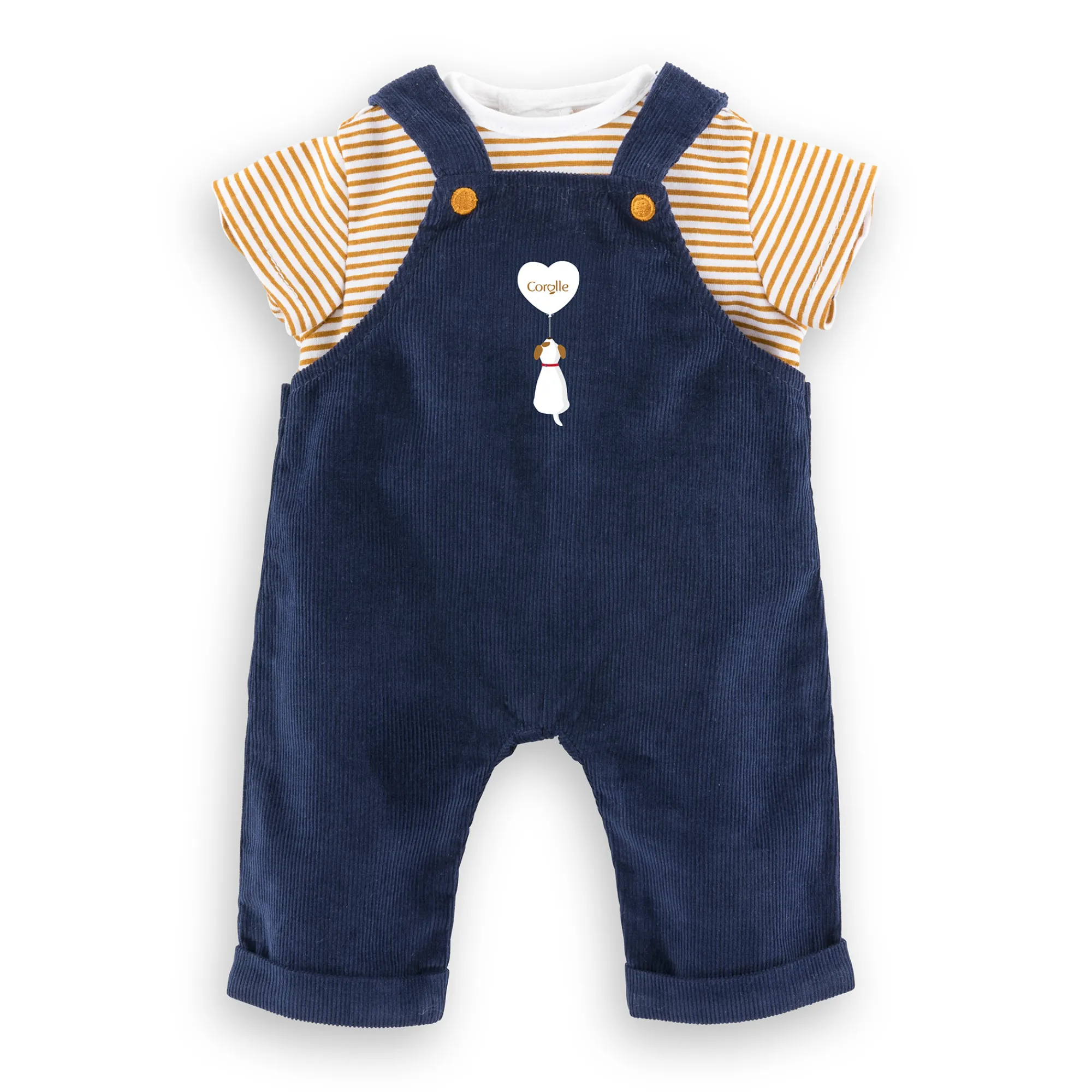Corolle T-shirt et Salopette Marine pour poupon 36 cm