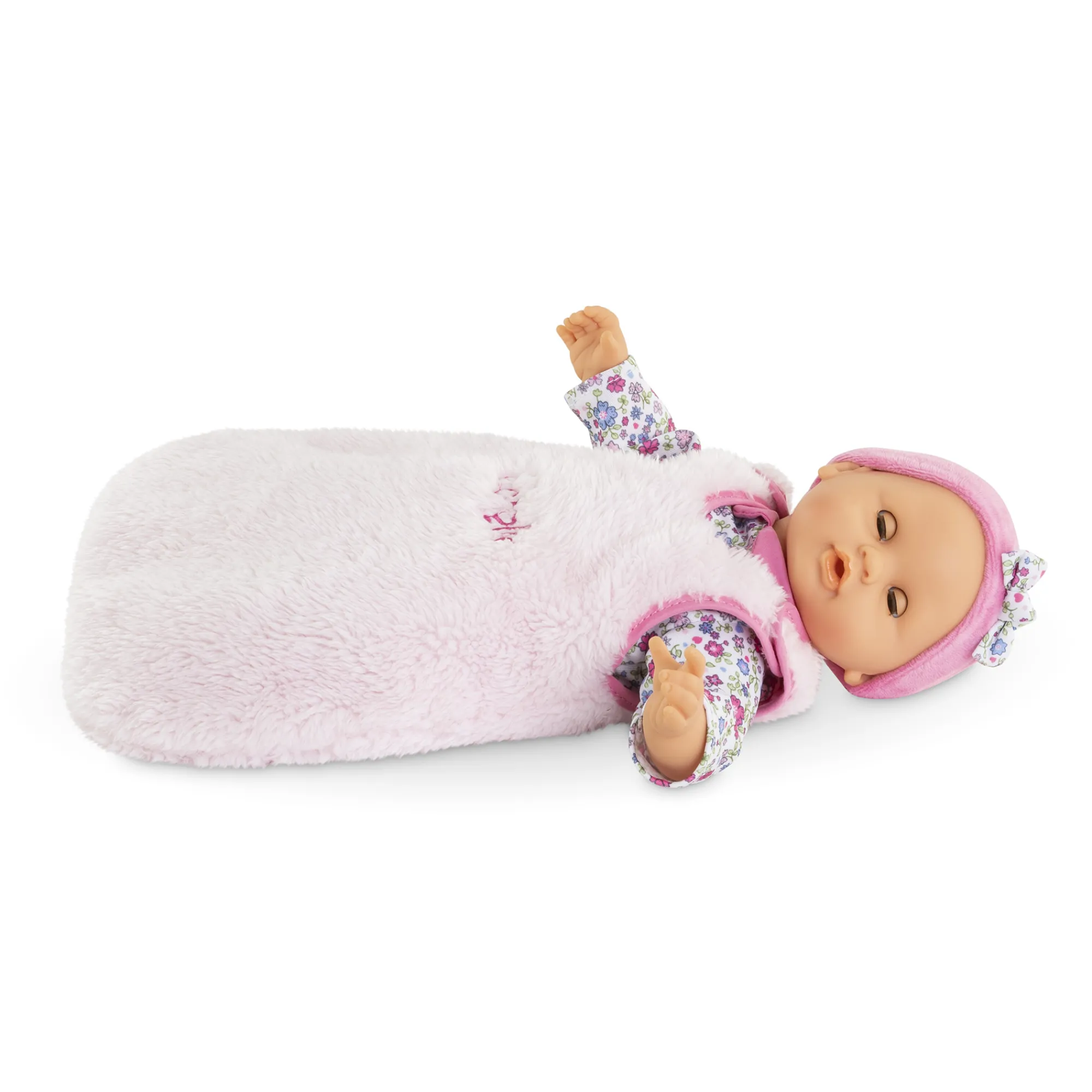 Corolle Turbulette Peluche Rose pour poupon 30 cm
